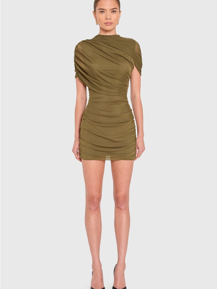 Amanda Uprichard Evianna Dress Mesh Mini